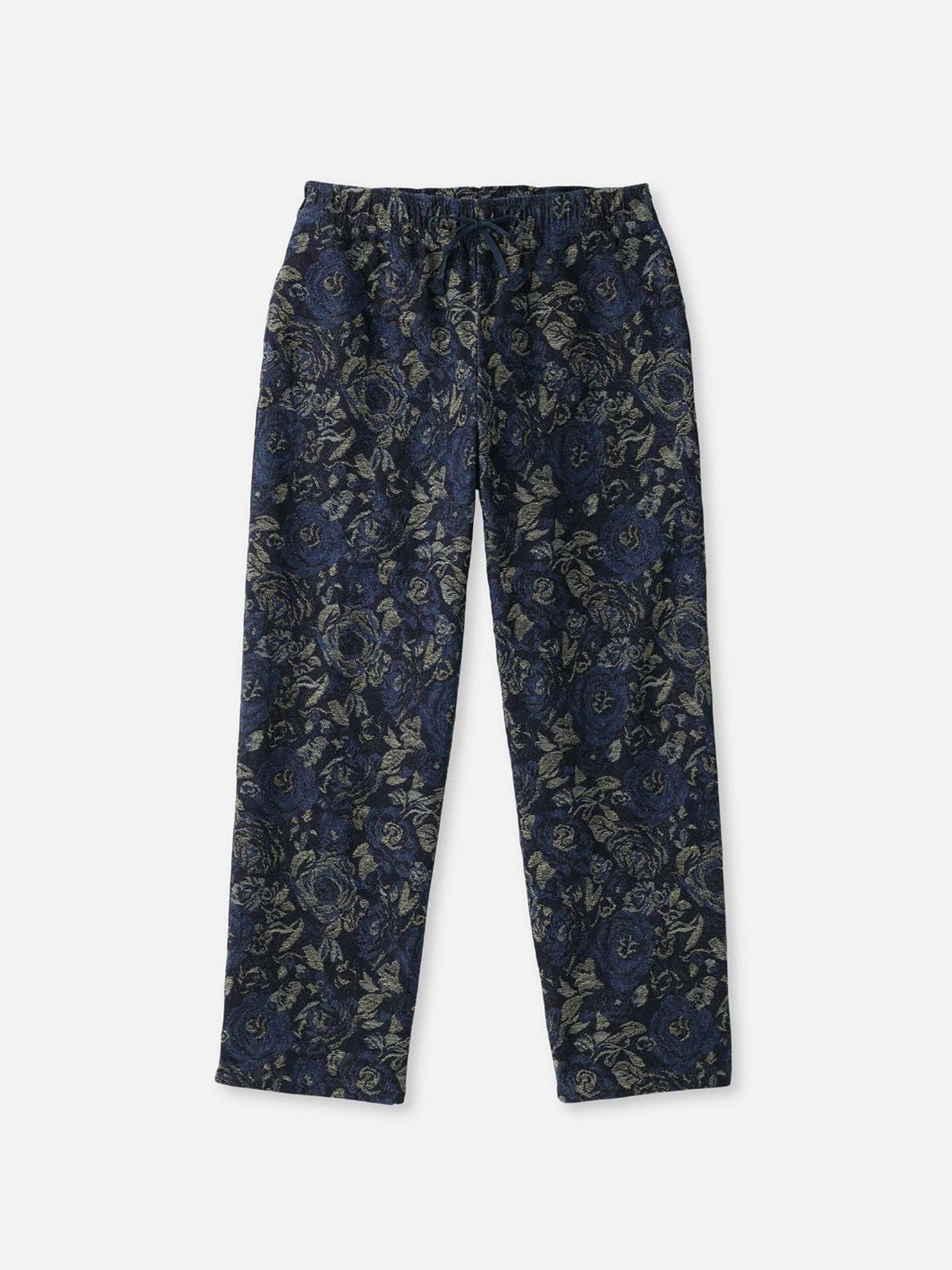 Easy Buggy Jacquard Trousers | Indigo & Provisions