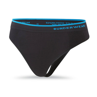 Runderwear Women's Long Running Undershorts  Seamless, Chafe-Free Running  Underwear (Black, 8-10) : : Fashion