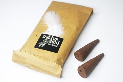 Native Soul Backflow Incense Cones | Crystal Karma by Trina