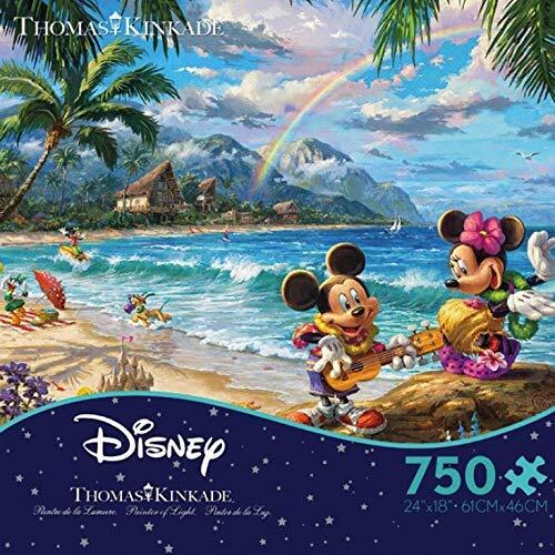 Thomas Kinkade Disney Dreams - 300 Piece Puzzle - Mickey and Minnie in Paris  – The Christmas Shop