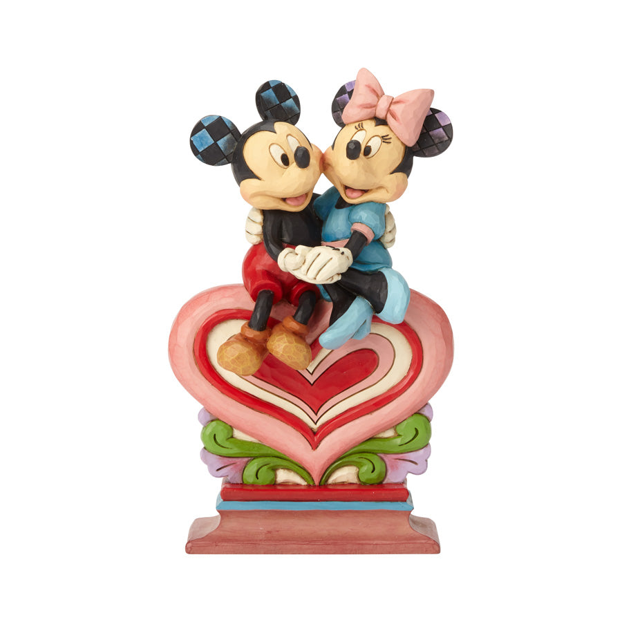 Enesco: Disney Traditions Mickey and Minnie Mouse at Soda Shop Love Comes  in Many Flavors by Jim Shore - collectorzown