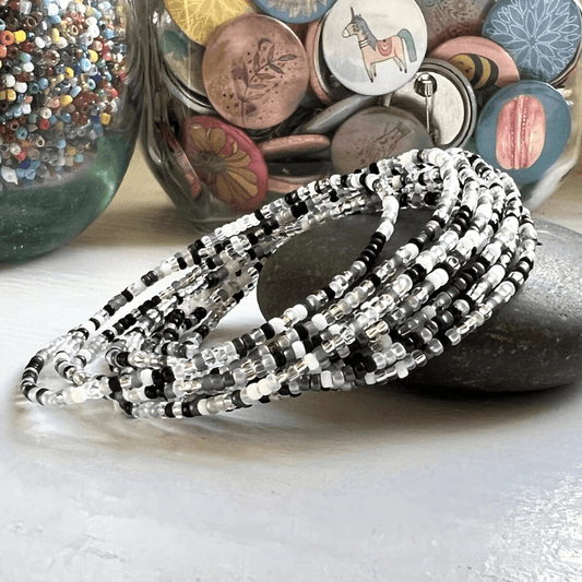 Wildflower Seed Bead Bracelets – Stones + Paper