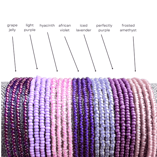 Multi Color Seed Bead Stretch Bracelets