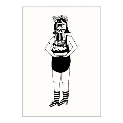 Helen B kaart virginie & the big cake