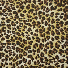 brown cheetah thick fabric print