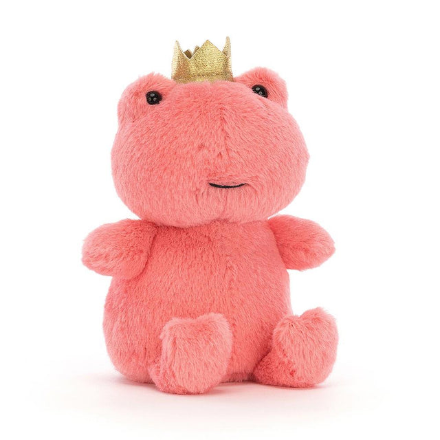 Pink Crowning Croaker Frog Soft Toy
