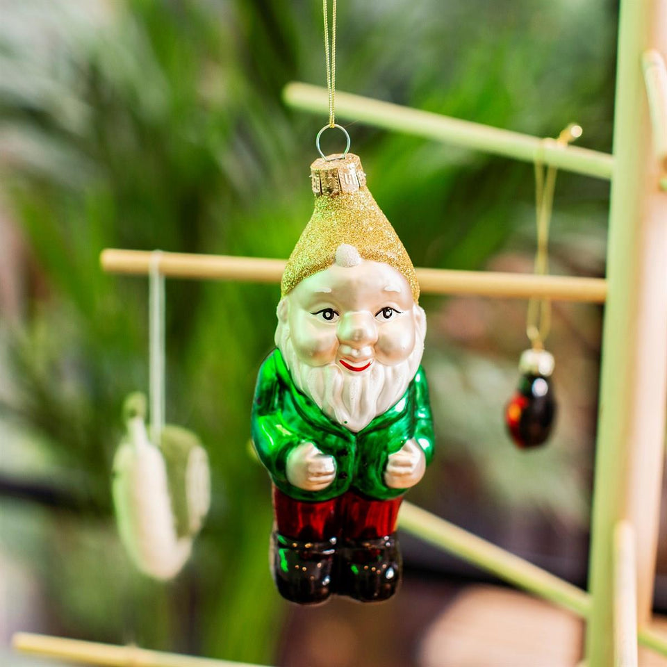 Garden Gnome Shaped Bauble