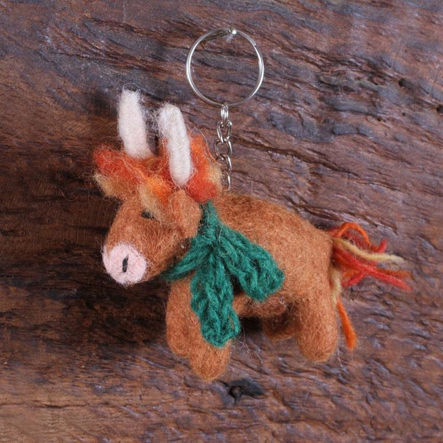 Islander UK Angus Highland Cow Keyring - British Isles