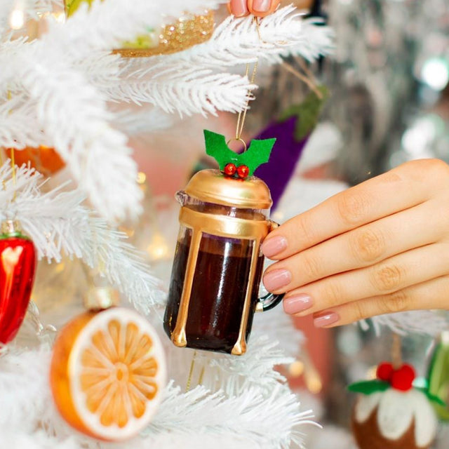 Christmas Cafetiere Shaped Bauble