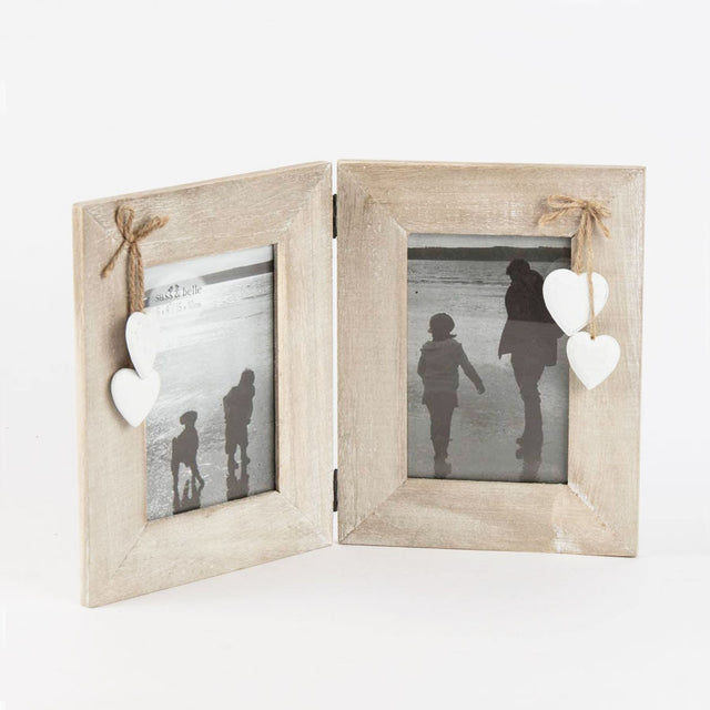 Ashley Farmhouse Double Standing Photo Frame