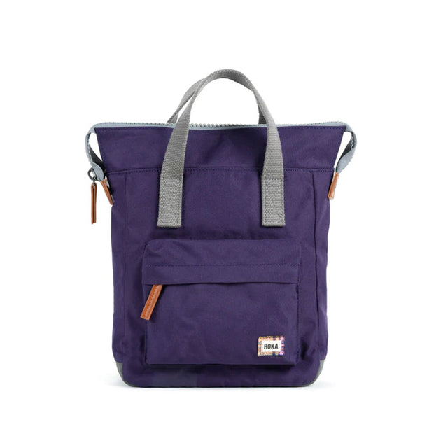 Deep Grape Canvas and Flannel Bantry Backpack