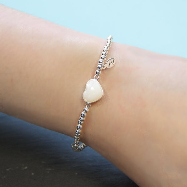 Mum Love | Rose Quartz or Sodalite Small Stone Crystal Healing Bracelet —  THE DESIGN TRAILER
