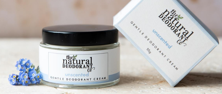 Plastic-free deodorant that comes in a jar and is made of cream