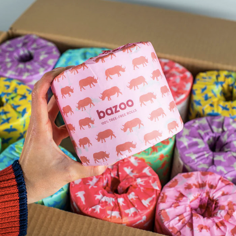 Bazoo eco-friendly toilet paper