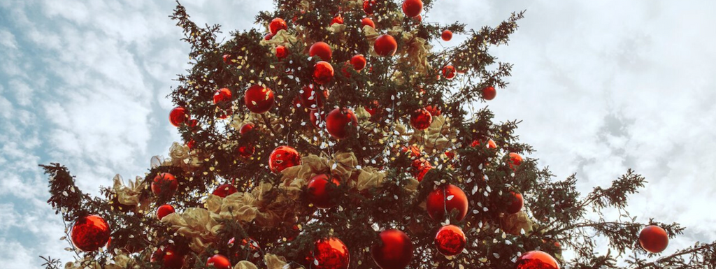 Pomegranate Christmas Tree Tea Towels