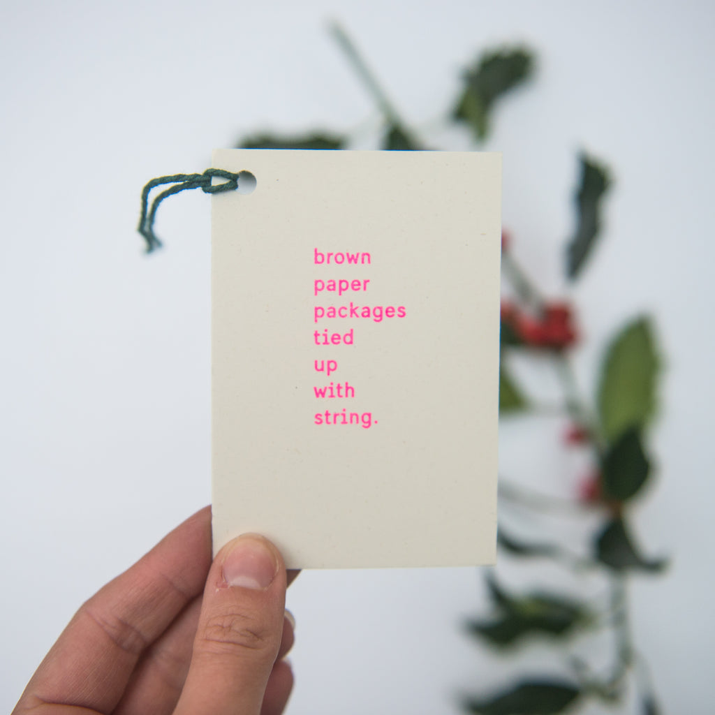Gift Tags - Life Before Plastic