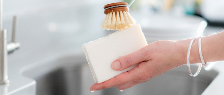 Eco-friendly washing up soap bar