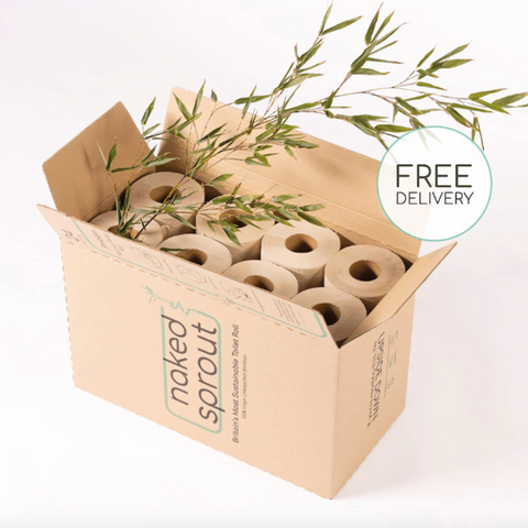 Naked Sprout's eco-friendly toilet paper in a box