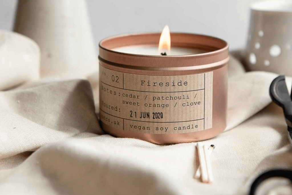 Fireside Soy Wax Candle - Tiger & Co