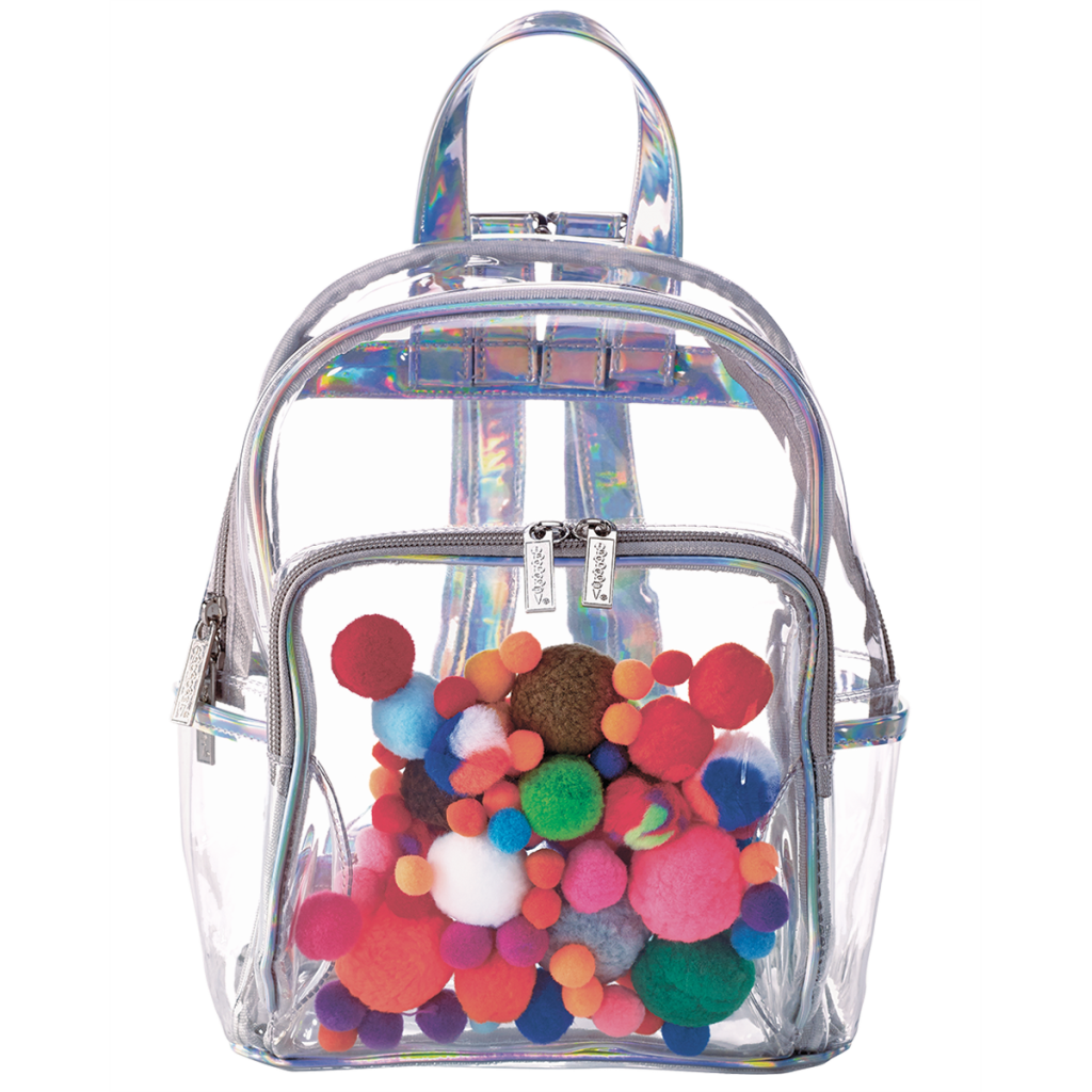 Pom Pom Clear Backpack