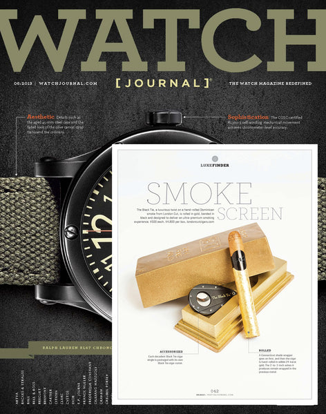 The Black Tie in Watch Journal