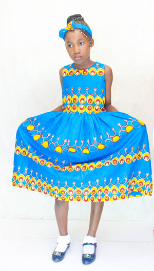 Joelle african Print Dress - yalinat