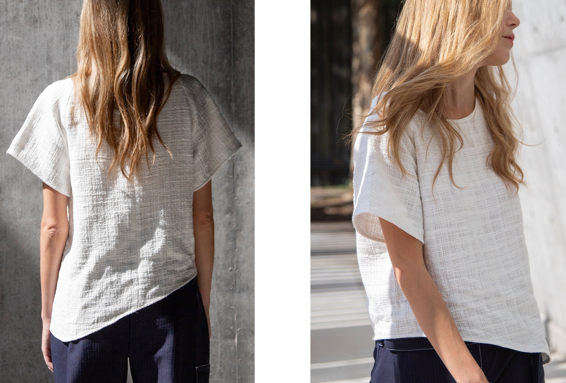 The R Collective x Tess Whitfort - The Benalla Tee made from upcycled cotton