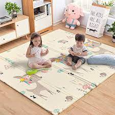 Tapis De Jeu Pour Bebe Impermeable Et Pliable Double Face Sevenzar