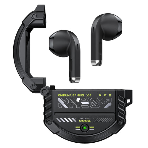 ONIKUMA T309 Mechanical Bluetooth Earphone, High Sensitivity Wireless Noise Cancelling Gaming Headphone