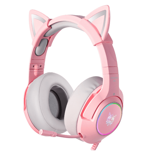 ONIKUMA K9 RGB Stereo Gaming Headset with Cat Ears for PS4, Xbox, PC and Switch