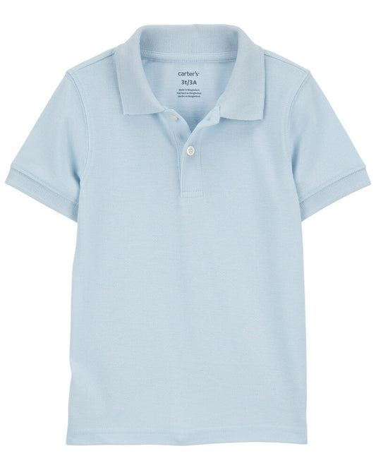 Carter's  Ribbed Collar Polo Shirt