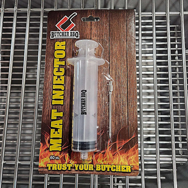 Gourmet Pistol Grip Meat Injector Syringe 50cc Metal Handle