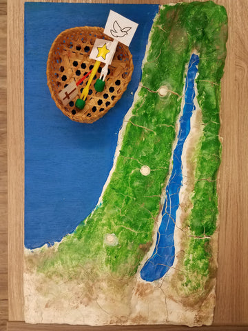 DIY Raised Surface Map of Israel