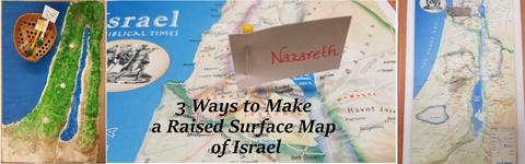 Header 3 Ways to Make a Raised Surface Map of Israel