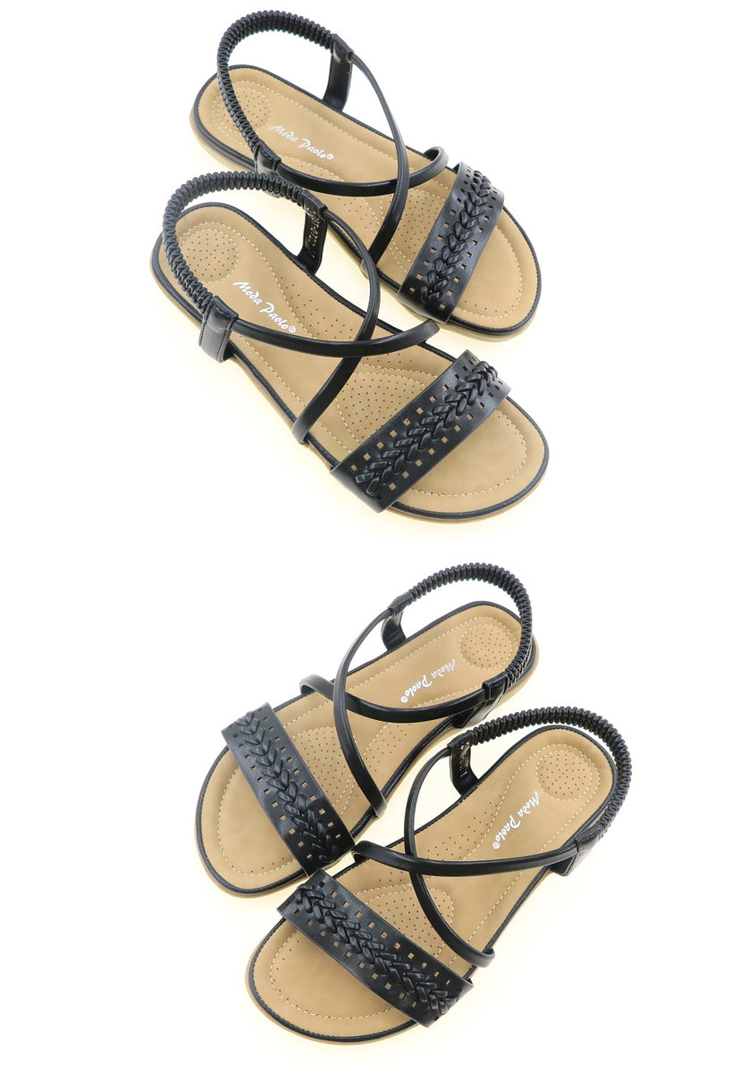 Moda Paolo Women Sandals In 2 Colours (34688T) – Moda Paolo Pte Ltd