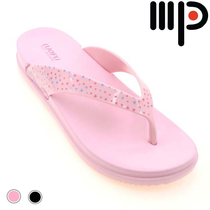 pink rubber slippers