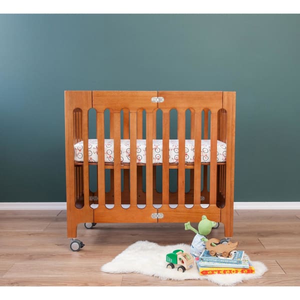 hardwood baby crib