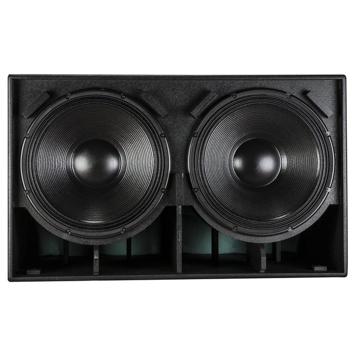 dual 18 inch subwoofer box