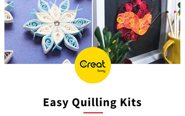 MY CREATIVE CAMP Beginner's Quilling Kit - DIY Craft Kit for Kids and  Adults 