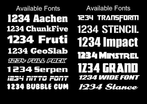 Font Choices