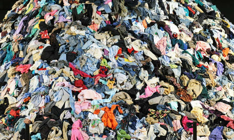 clothing in landfill