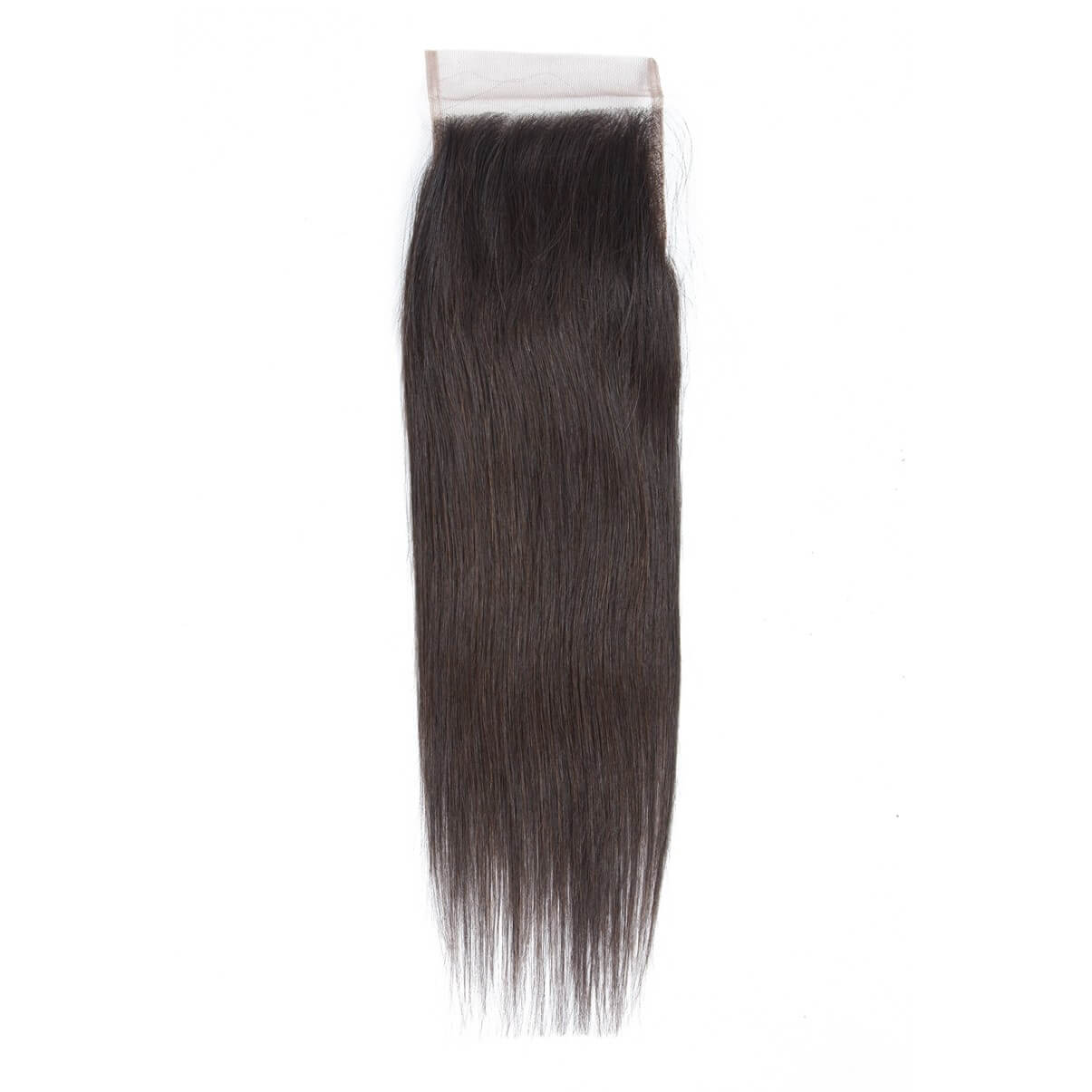 Lakihair 8A Grade 4x4 Lace Closure Brazilian Straight Virgin Human Hair Closure 150% Density Free Part Middle Part Three Part