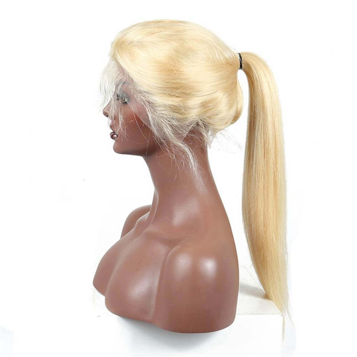 Lakihair 613 Blonde Color Virgin Brazilian Straight Lace Wigs Pre Plucked Glueless Lace Front Human Hair Wigs