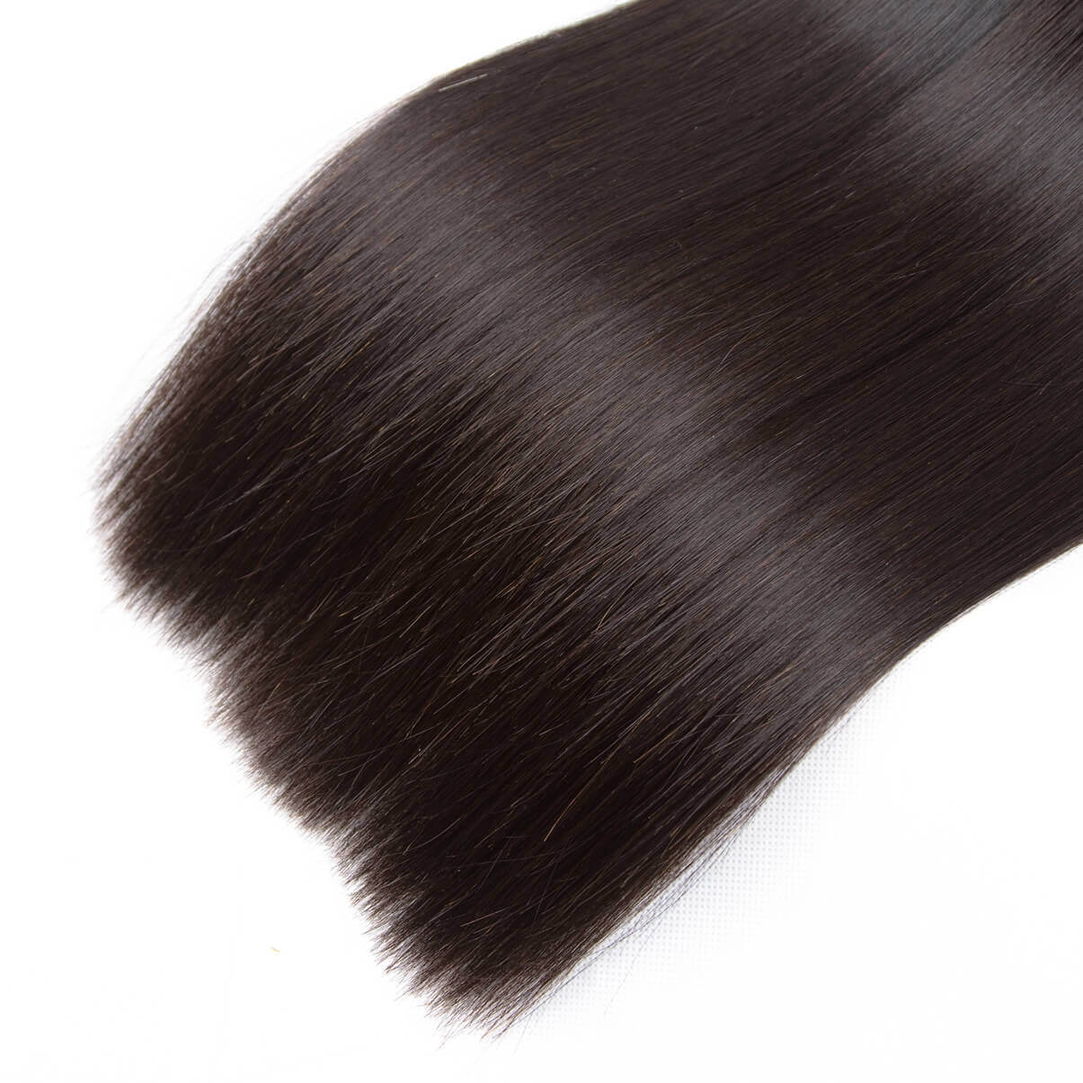 Lakihair 8A Brazilian Unprocessed Virgin Human Straight Hair 4 Bundles With Lace Closure 4x4