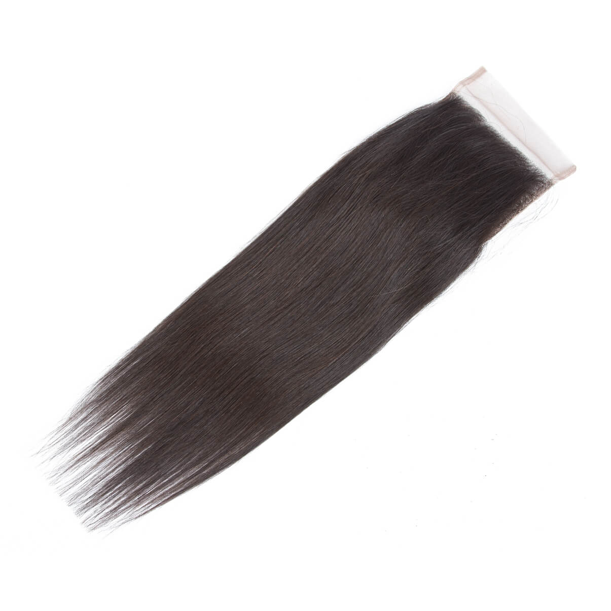 Lakihair 8A Brazilian Unprocessed Virgin Human Straight Hair 4 Bundles With Lace Closure 4x4