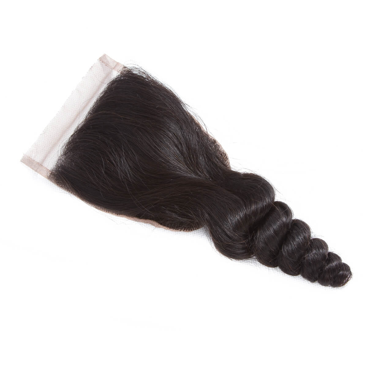 Lakihair 8A Brazilian Virgin Human Hair 4 Bundles With Lace Closure 4x4