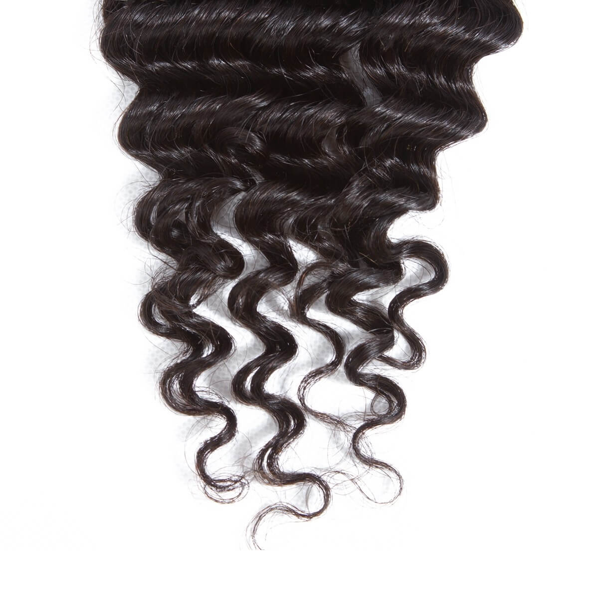 Lakihair 8A Lace Closure 4x4 Brazilian Unprocessed Virgin Human Hair Deep Wave Closure