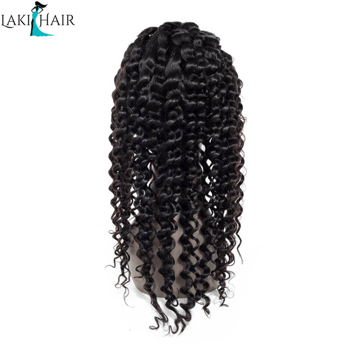 Lakihair Lace Front Wigs Deep Wave 180% Full Density 100% Virgin Human Hair Wigs With Baby Hair