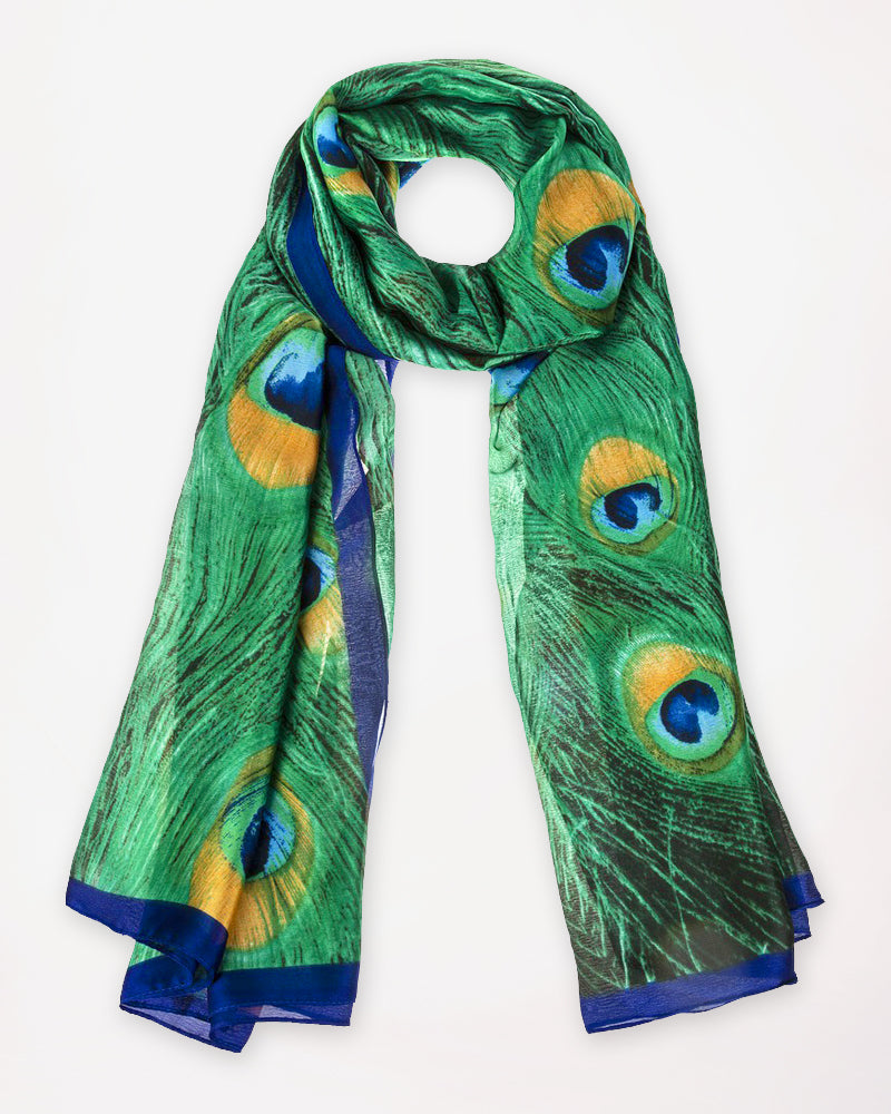 peacock scarf