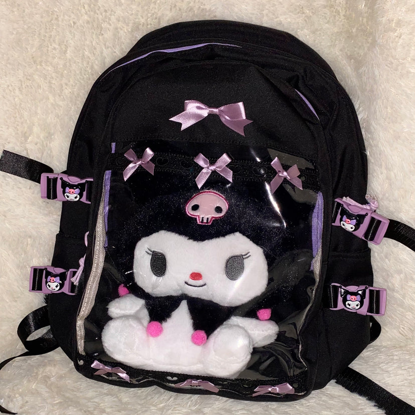 Cinnamoroll Kuromi Pompompurin My Melody Inspired Bookbag Backpack Sch –  PeachyBaby